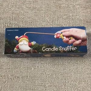 Vintage Santa Candle Snuffer with Mittens Handle